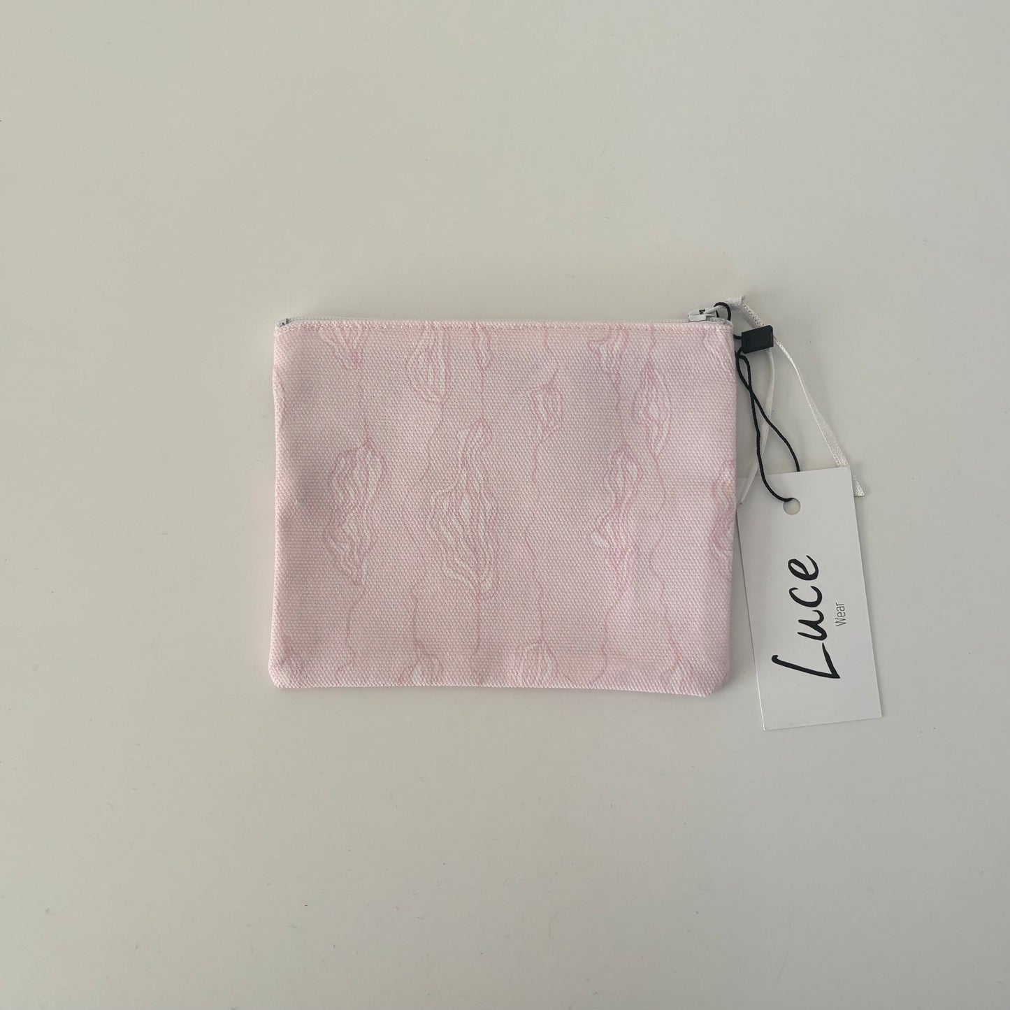 lucewear: petit pochette en tissu rose