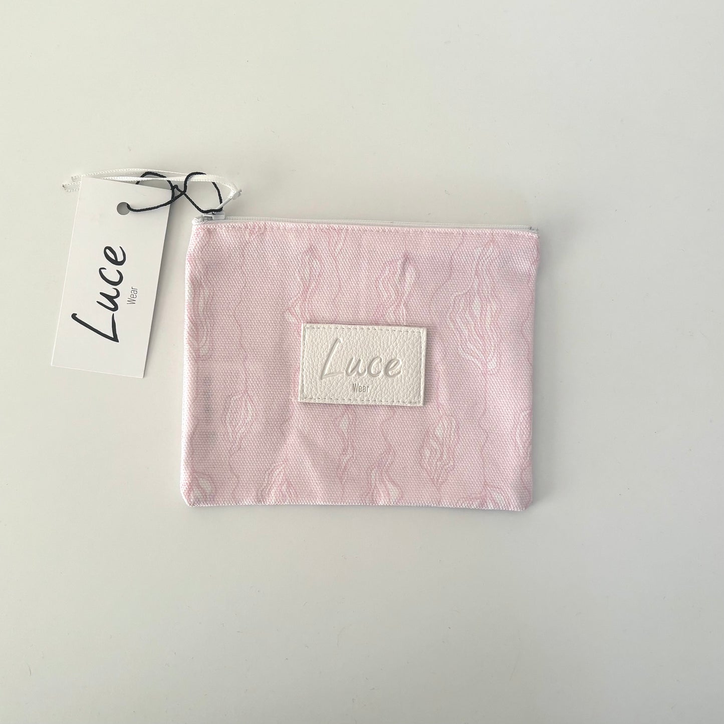 lucewear: petit pochette en tissu rose