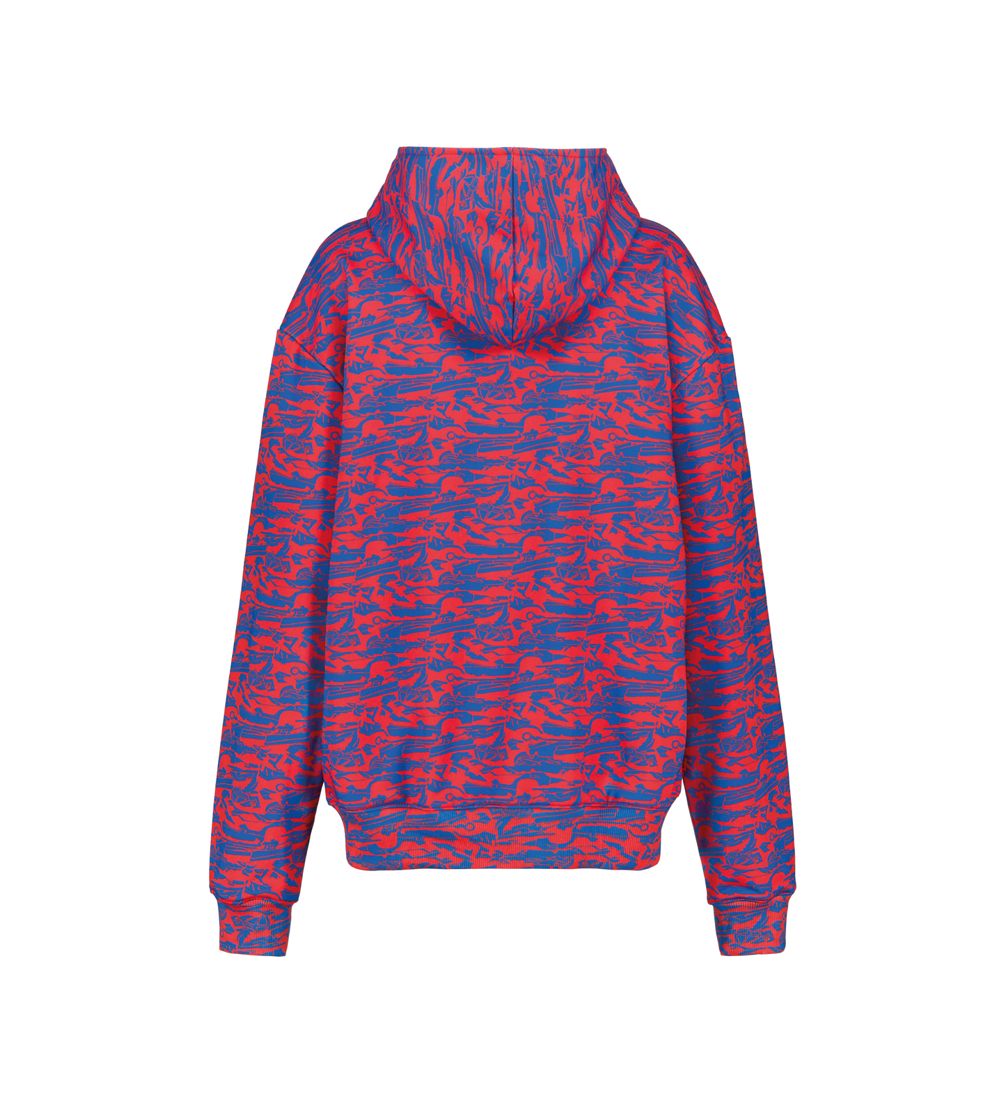 Sweatshirt imprimé à capuche MARS Casse rouge
