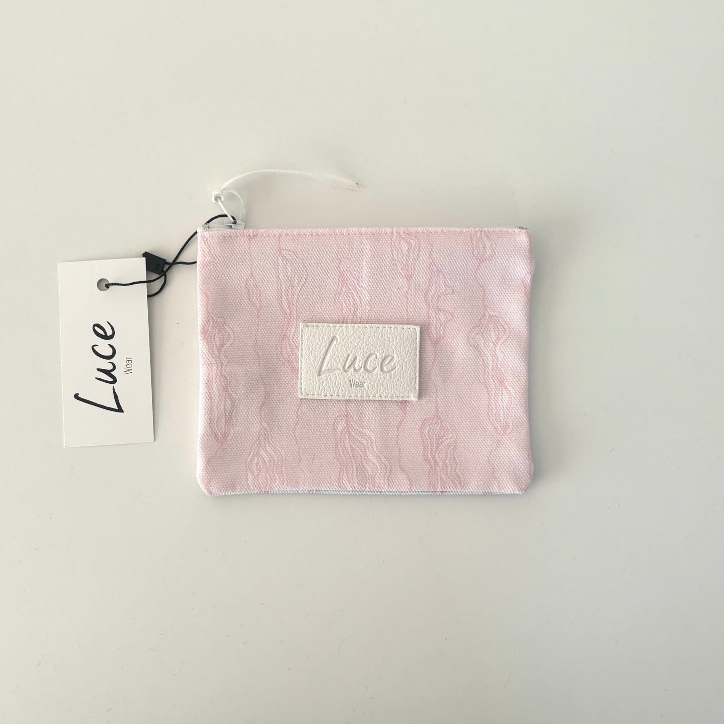 lucewear: petit pochette en tissu rose