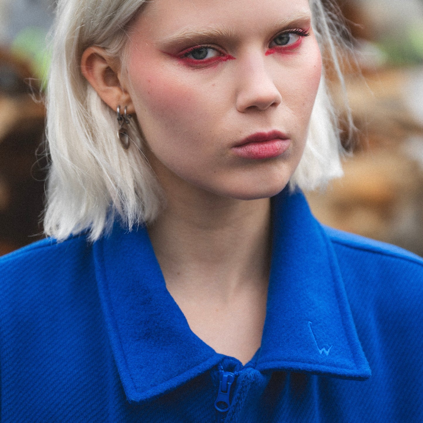 Manteau long JACK bleu