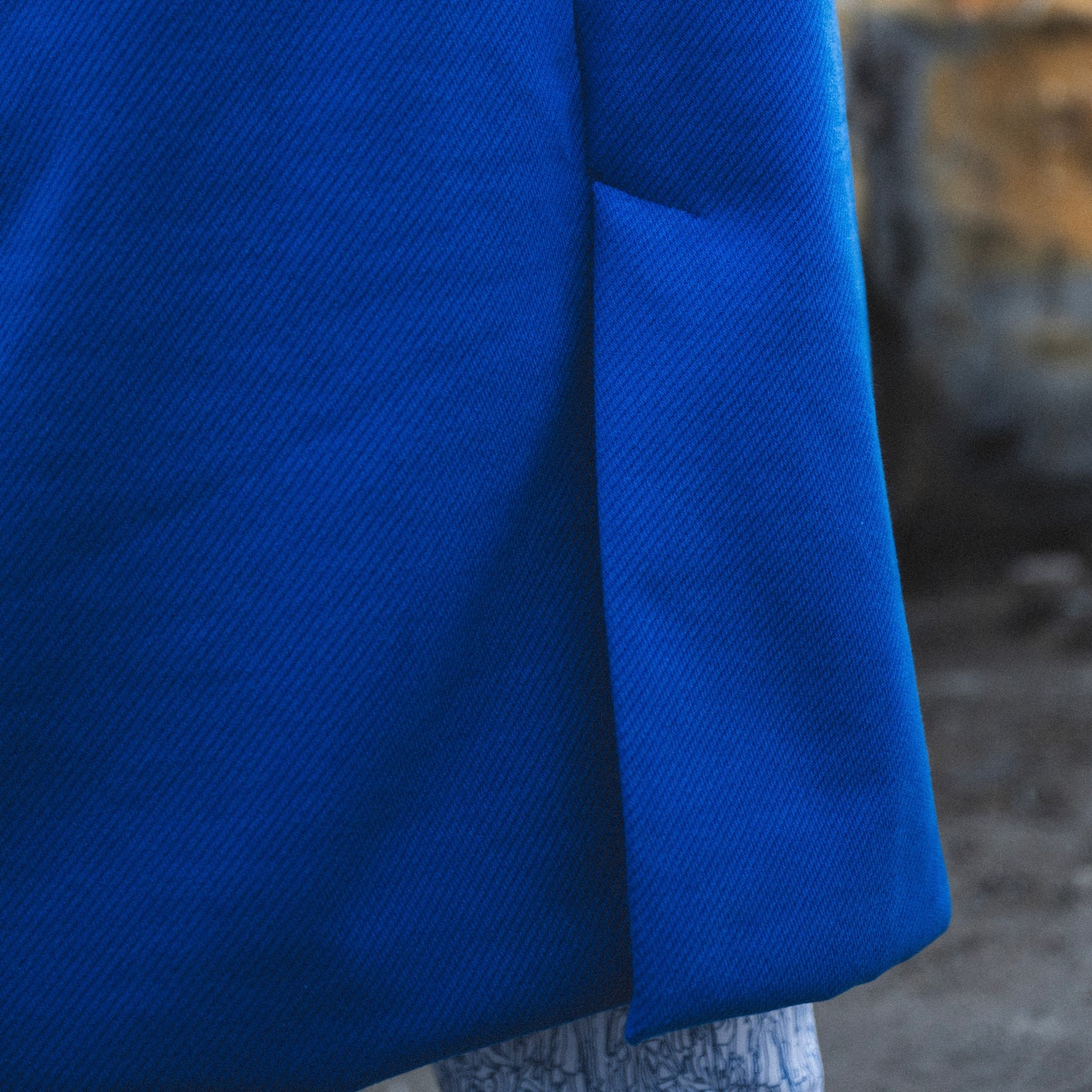 Manteau long JACK bleu