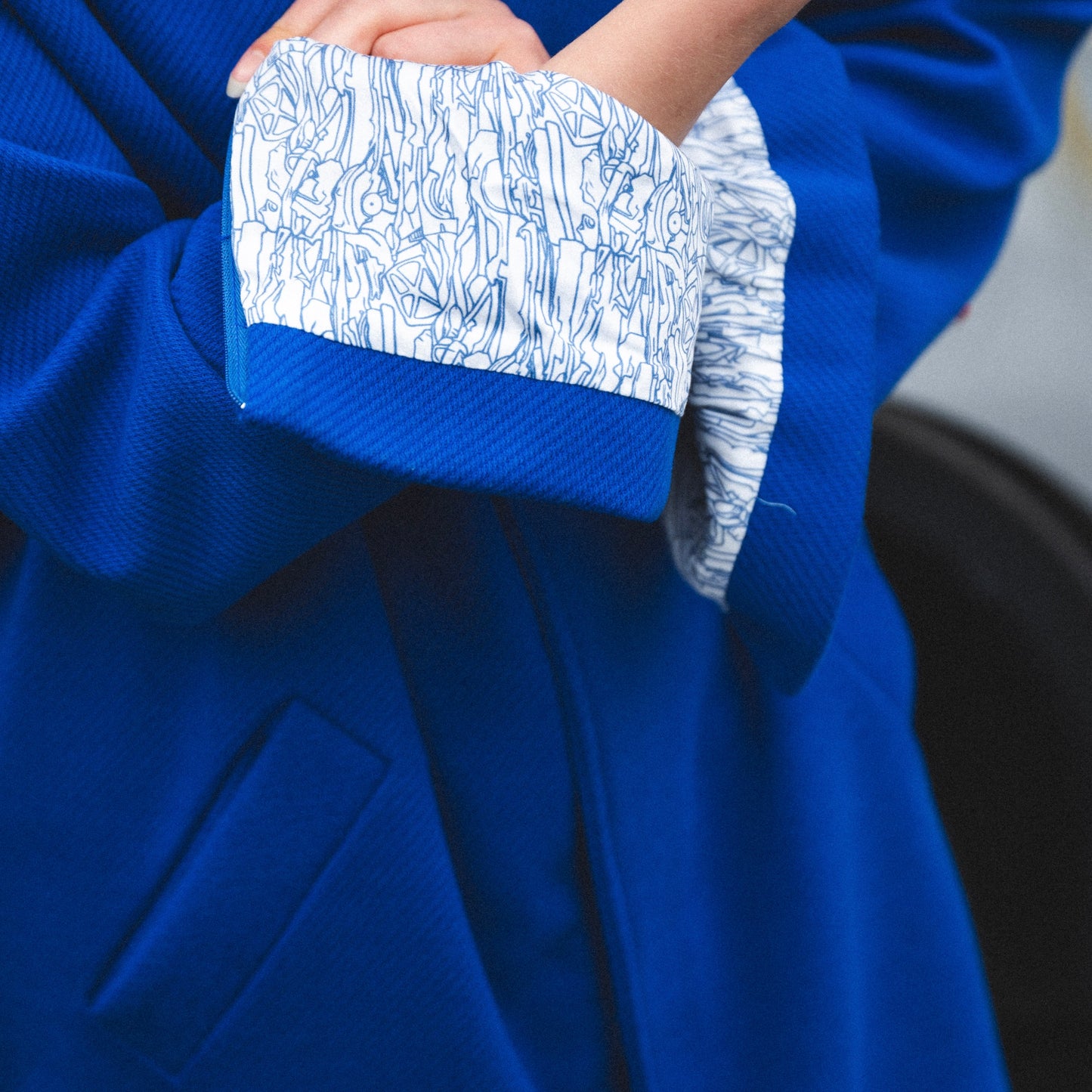 Manteau long JACK bleu