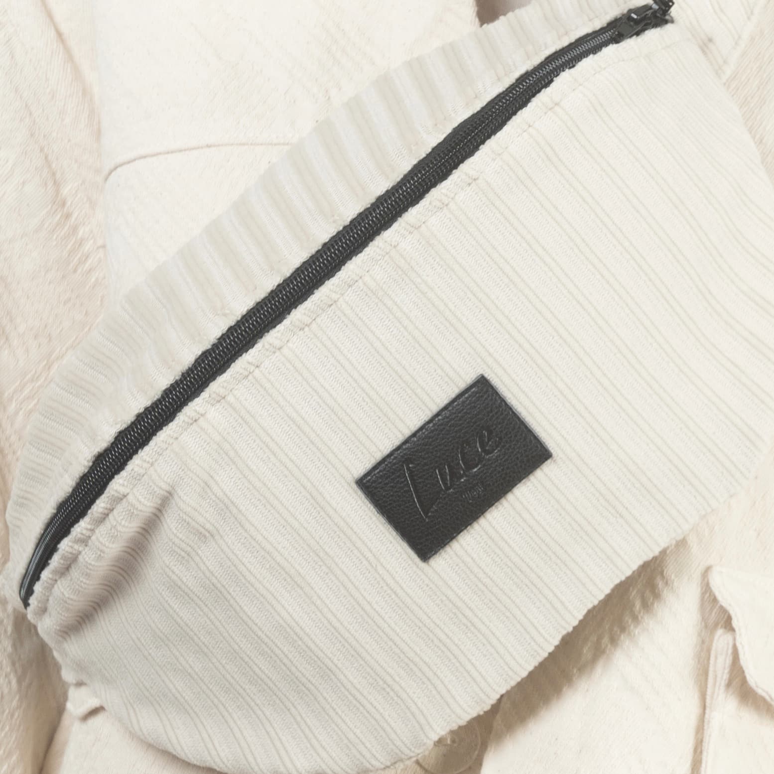 sac banane velours beige lucewear